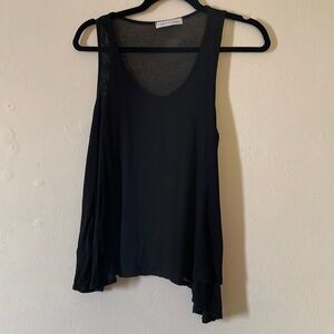 Chris & Carol Black Basic Asymmetrical Tank​​​​​